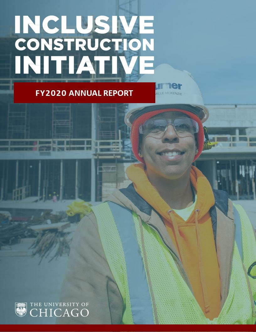 Inclusive Construction Initiative Annual Report Cover